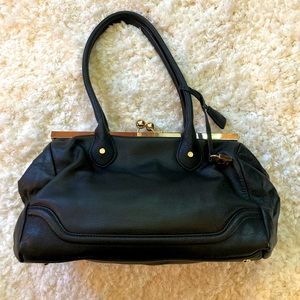 Emma Fox Kiss Lock Clasp Bag